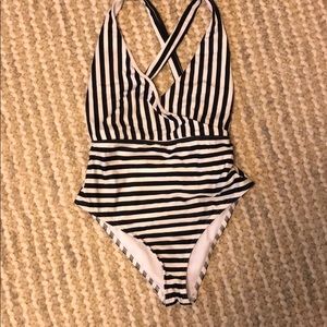 ASOS black and white one piece
